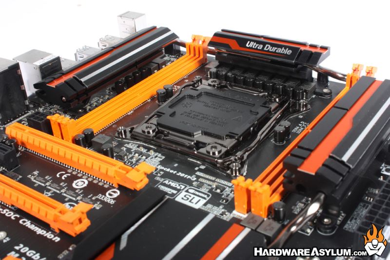 Gigabyte X SOC Champion Overclocking Motherboard Board Layout And Features Continued