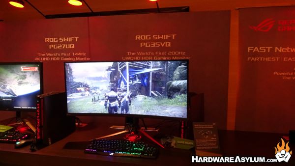 Bezel-less Gaming from ASUS at CES 2018