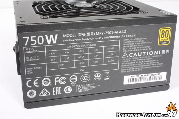 Cooler Master MWE Gold 750 Power Supply Review