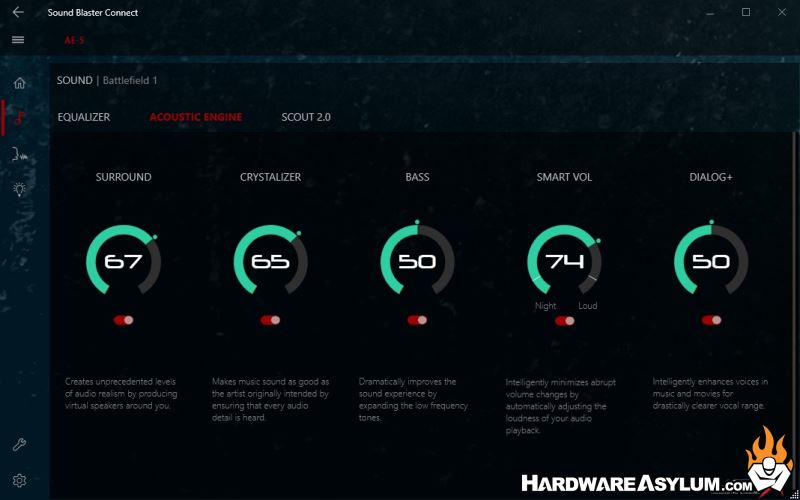 Sound Blasterx Ae 5 Pro Gaming Sound Card Review Blasterx Software Hardware Asylum