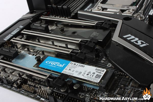 Crucial P2 NVMe SSD Review 
