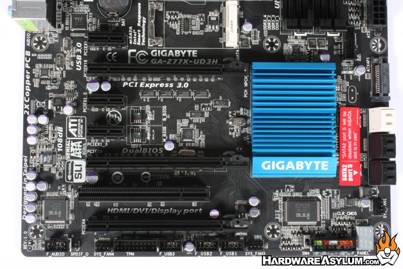 Gigabyte Z77X-UD3H Motherboard Review - Multi GPU Index | Hardware Asylum
