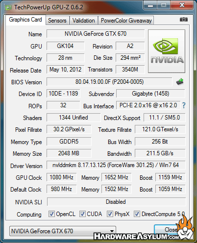 Gtx 670 gpu z clearance
