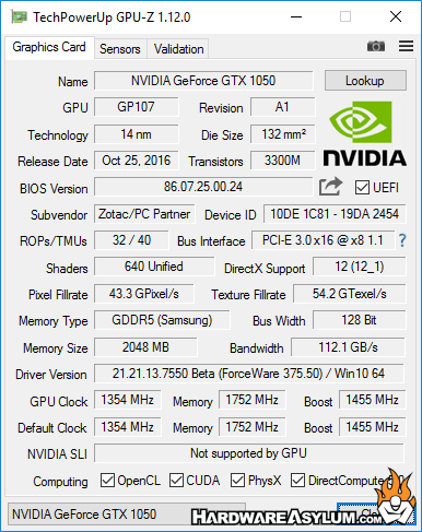 Gtx 1050 on sale single slot