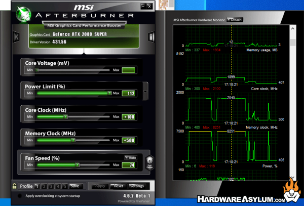 Overclocking sales 2080 super